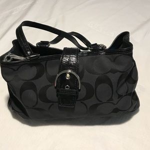 Black Coach handbag